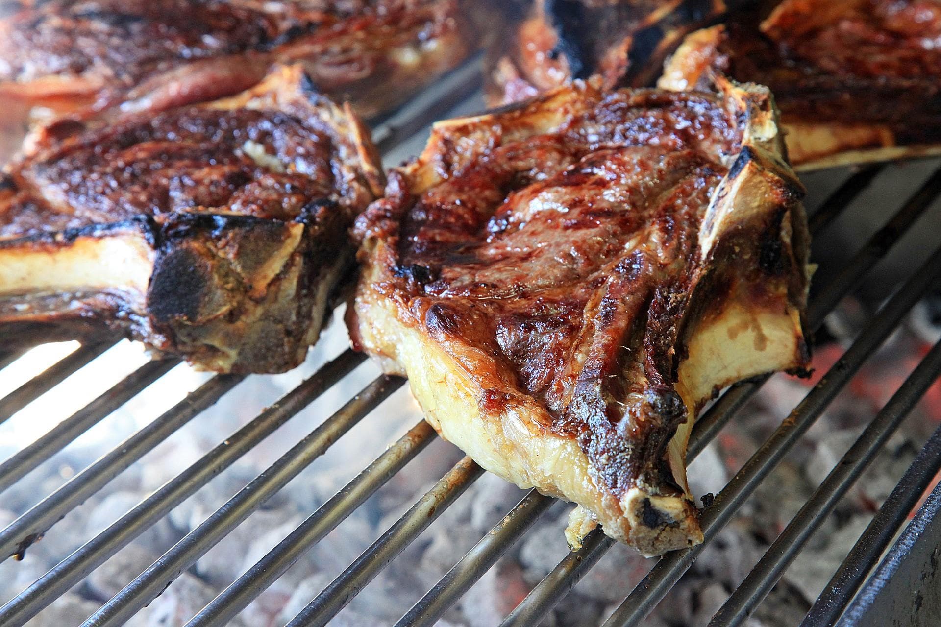 Carne a la brasa en Santiago de Compsotela